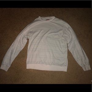 Authentic White Supreme Crewneck